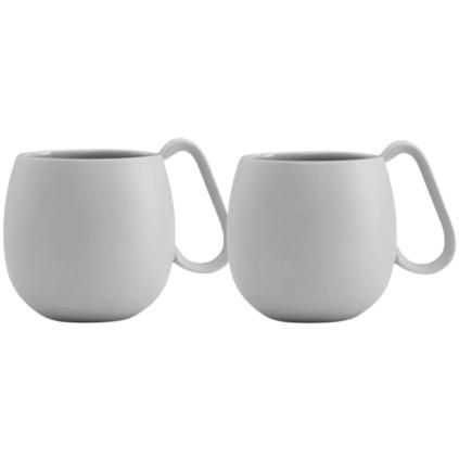 Šalica za čaj NINA, set od 2 kom, 250 ml, siva, Viva Scandinavia