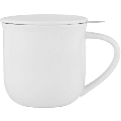 Šalica za čaj s infuzorom MINIMA EVA 350 ml, bijela, porculan, Viva Scandinavia