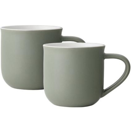 Šalica za čaj, MINIMA EVA, set od 2 kom, 350 ml, zelena, Viva Scandinavia