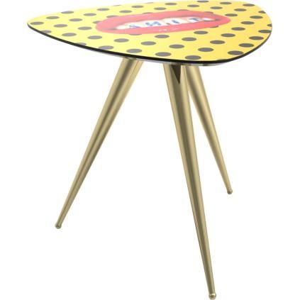 Klubski stol TOILETPAPER SHIT 57 x 48 cm, žuta, Seletti