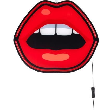 LED zidni ukras JOB-BLOW MOUTH, 47 cm, Seletti