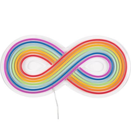 LED zidni ukras RAINBOW, 51 cm, Seletti