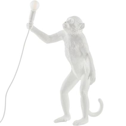 Stolna lampa MONKEY STANDING, 54 cm, bijela, Seletti