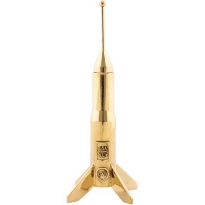 Svjećnjak za svijeće za večeru COSMIC DINER LUNAR, 17 cm, mesing, Seletti
