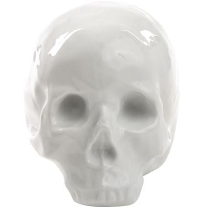Kućni ukras MEMORABILIA MY SKULL, 25 cm, bijela, porculan, Seletti