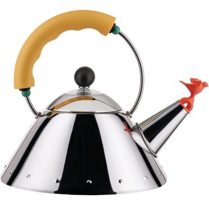Kuhalo za štednjak 9093 1 l, srebrna / žuta, Alessi