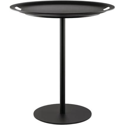 Klubski stol OP-LA, 52 cm, s uklonjivom ladicom, crna, Alessi