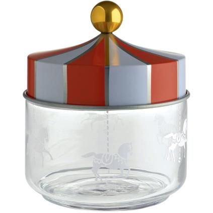 Kuhinjska staklenka CIRCUS, 500 ml, prozirna, Alessi