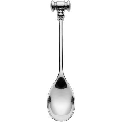 Žlica za jaja DRESSED, set od 2 kom, 12 cm, srebrna, Alessi