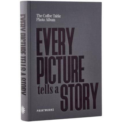 Foto album EVERY PICTURE TELLS A STORY, siva, Printworks