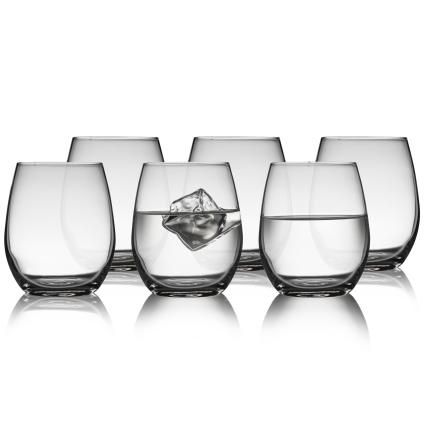 Čaša za vodu JUVEL, set od 6 kom, 390 ml, Lyngby Glas
