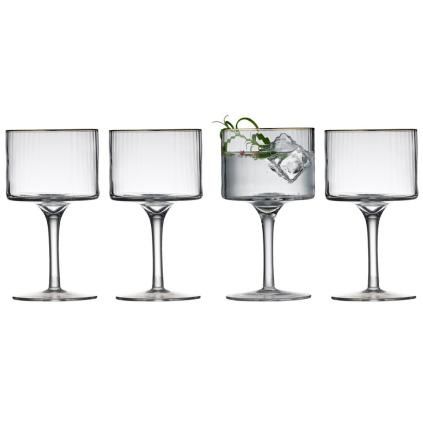 Čaša za gin i tonik PALERMO GOLD, set od 4 kom, 320 ml, Lyngby Glas