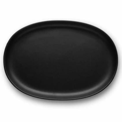 Tanjur NORDIC KITCHEN 26 cm, oval, crna, kamene posude, Eva Trio