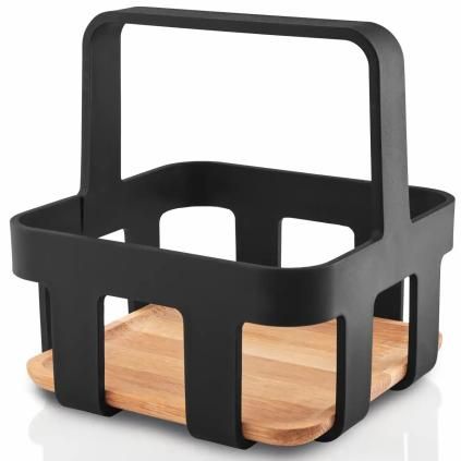 Stalak za posluživanje NORDIC KITCHEN 18 cm, crna, plastika, Eva Trio