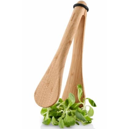 Hvataljke za posluživanje NORDIC KITCHEN 26 cm, smeđa, bambus, Eva Trio
