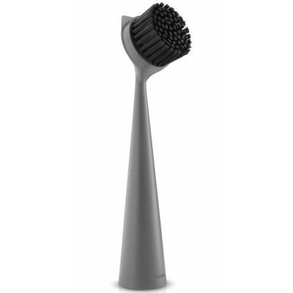 Četka za pranje posuđa 23 cm, siva, plastika, Eva Trio