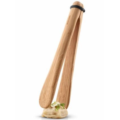 Hvataljke za posluživanje NORDIC KITCHEN 24,5 cm, smeđa, bambus, Eva Trio