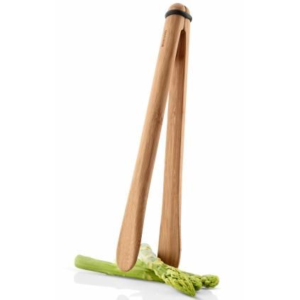 Hvataljke za posluživanje NORDIC KITCHEN 33 cm, smeđa, bambus, Eva Trio