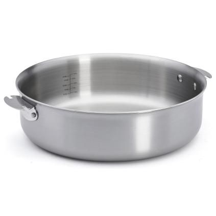 Tava za pečenje ALCHIMY LOQY, 28 cm, srebrna, nehrđajući čelik, de Buyer