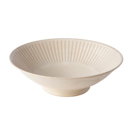 Ramen posuda RIDGED ALABASTER, 900 ml, krem, MIJ