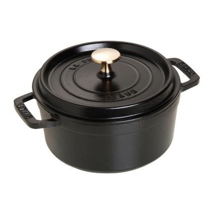 Lonac okrugli, crni O 18 cm Staub