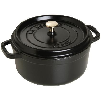 Lonac okrugli, crni O 22 cm Staub