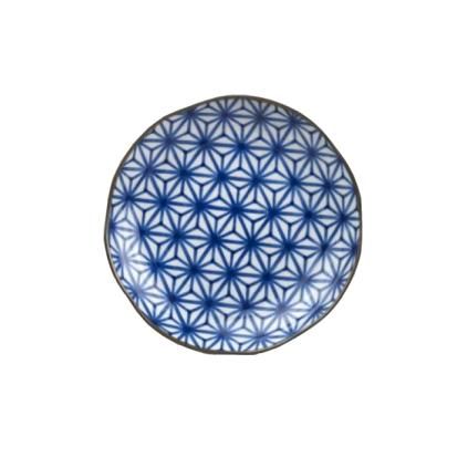 Ploča STARBURST INDIGO IKAT, 23 cm, plava, MIJ
