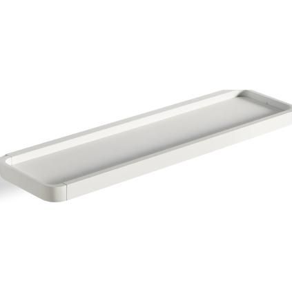 Kupaonska polica RIM, 44 cm, bijela, aluminij, Zone Denmark