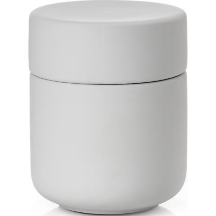 Držač pamučnih jastučića UME, 10 cm, svijetlo siva, keramika, Zone Denmark
