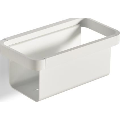 Tuš polica RIM, 22 cm, duboka, bijela, aluminij, Zone Denmark