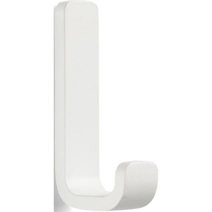 Kukica za ručnike RIM, 8 cm, bijela, aluminij, Zone Denmark