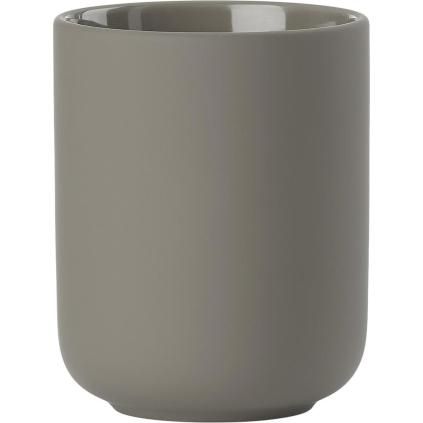 Čaša za zubne četkice UME, 10 cm, taupe, keramika, Zone Denmark