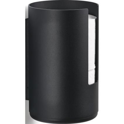 Držač za rezervni papir RIM, 22 cm, zidni, crni, aluminij, Zone Denmark