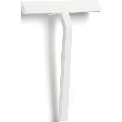 Brisač za tuš kabinu RIM, 22 cm, bijeli, metal, Zone Denmark