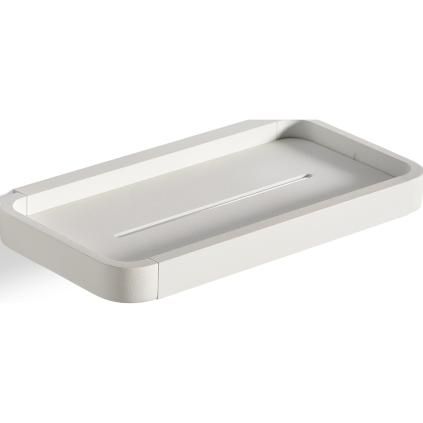 Tuš polica RIM, 22 cm, bijela, aluminij, Zone Denmark