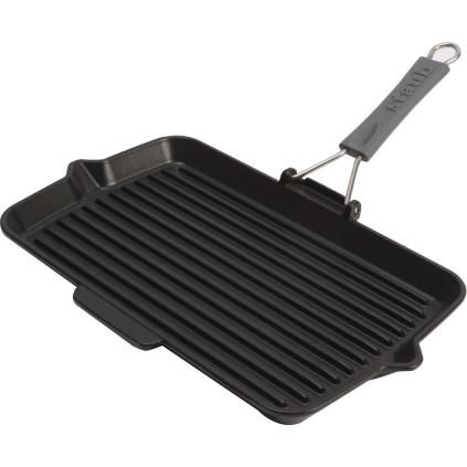 Pravokutni roštilj od lijevanog željeza 34 x 21 cm Staub