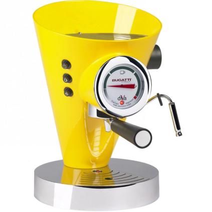 Aparat za espresso kavu DIVA, 0,8 l, žuta, nehrđajući čelik, Bugatti