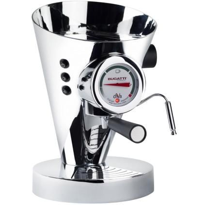 Aparat za espresso kavu DIVA, 0,8 l, srebrni, nehrđajući čelik, Bugatti