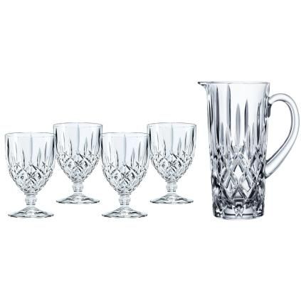 Čaše s vrčem NOBLESSE, set od 5 kom, prozirne, Nachtmann