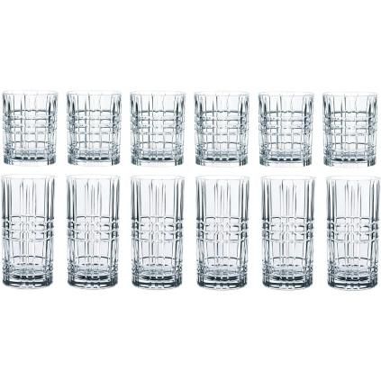 Set čaša HIGHLAND, za long drink i whisky, set od 12 kom, svjetlo, Nachtmann