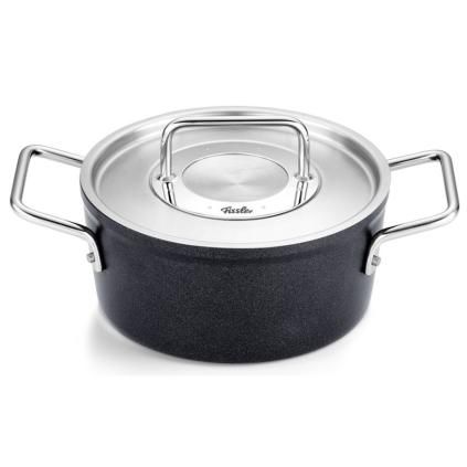 Casserole lonac ADAMANT 18 cm, 2 l, s nerezovým poklopac za lonac, neprijanjajuća površina, Fissler