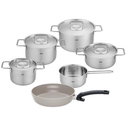 Set posuđa PURE + univerzalna tava CERATAL COMFORT, set od 6 kom, Fissler