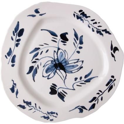 Tanjur DIESEL CLASSICS ON ACID ENGLISH DELFT, 28 cm, bijela, porculan, Seletti