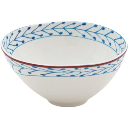 Zdjela DIESEL CLASSICS ON ACID FIORI, 12 cm, bijelo/plava, porculan, Seletti