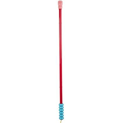Dekorativna zidna lampa SUPERLINEA, 141,5 cm, crvena, drvo/plastika, Seletti
