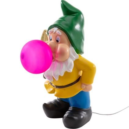 Stolna lampa GUMMY WORKING, 42 cm, višebojna, smola, Seletti