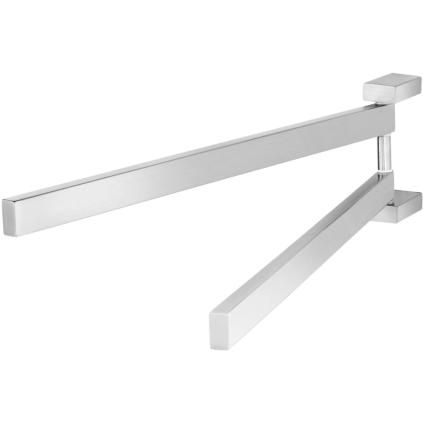 Nosač za ručnike LINEA, 44 cm, dvostruki, mat, nehrđajući čelik, Zack