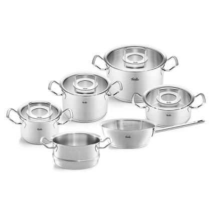 Set posuđa ORIGINAL PROFI, set od 6 kom, srebrna, nehrđajući čelik, Fissler