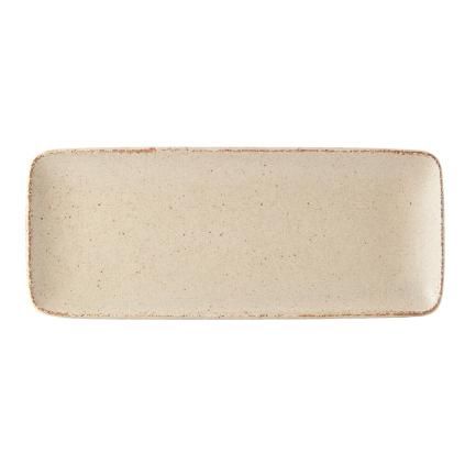 Tanjur za posluživanje SAND FADE, 29,5 x 12 cm, bež, MIJ