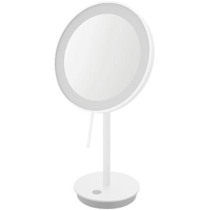 Kozmetičko ogledalo ALONA, 20 cm, bijela, nehrđajući čelik, Zack